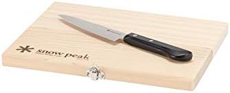 Snow Peak Folding Cutting Board & Knife Set by Snow+Peak