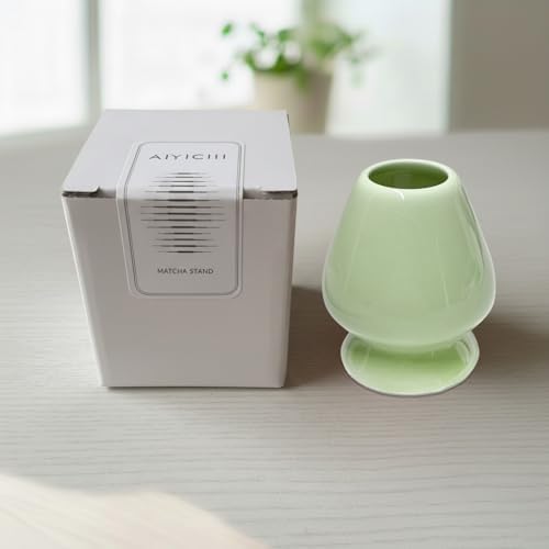 Matcha Whisk Holder – Ceramic Chasen Stand - Image 6
