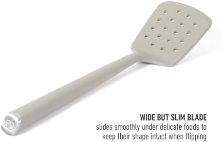 Calphalon Edge Silicone Slotted Turner, Flexible Silicone Slotted Spatula - Image 6