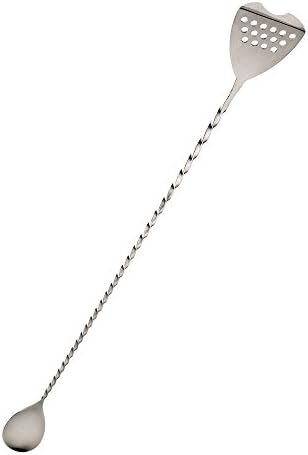 Barfly Bar Spoon with Strainer End, 15 3/4", Stainless Steel by BarflybyMercer