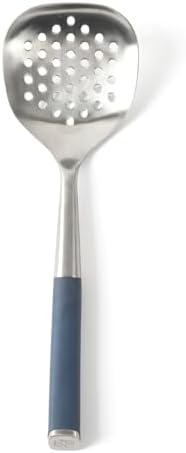 Calphalon Edge Stainless Steel Slotted Spoon/Skimmer, Kitchen Strainer Spoon by Calphalon