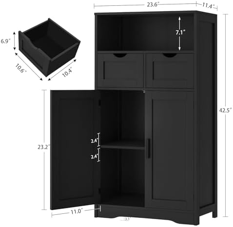 Iwell Bathroom Storage Cabinet - Image 3