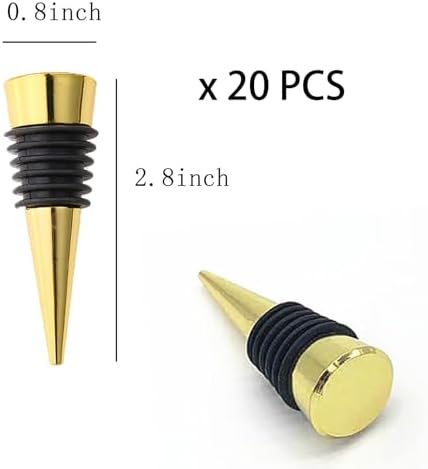 20 Pcs Wine Bottle Stopper Set Kit, Resin Wine Bottle Stoppers Molds Set - Image 5