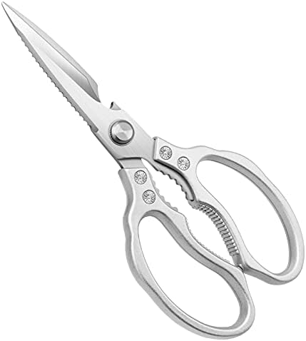 CGBE Kitchen Scissors, Heavy Duty Dishwasher Safe Food Scissors by CGBE