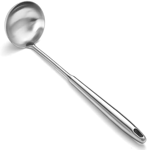 Stainless Steel Soup Ladle – Extra-Deep Large-Capacity Ladle by ReaNea