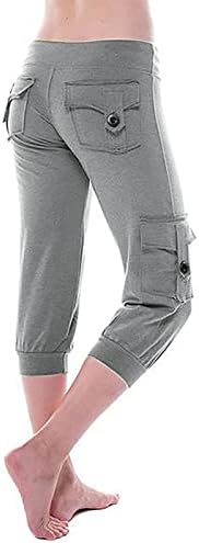 Cargo Capris for Women Casual Summer 2026 Plus Size Capri Pants Lightweight - Image 2