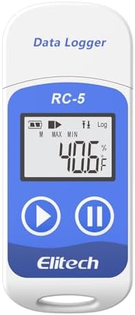 Elitech RC-5 USB Temperature Data Logger Recorder 32000 Points High Accuracy by Elitech