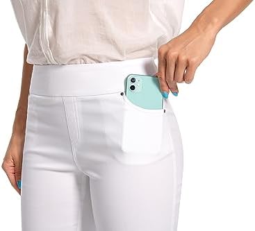Jenna Rose Women's Stretch Bermuda Shorts – 5-Pocket, Cuffed Hem, Mid-Length - Image 7