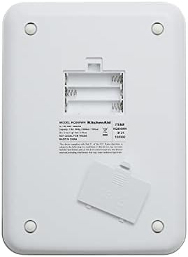 KitchenAid KQ908 Glass Surface 11 Pound Capacity Digital Kitchen and Food Scale - Image 6