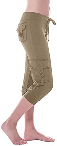 Cargo Capris for Women Casual Summer 2026 Plus Size Capri Pants Lightweight by WKISHENL-MINIMALFASHION