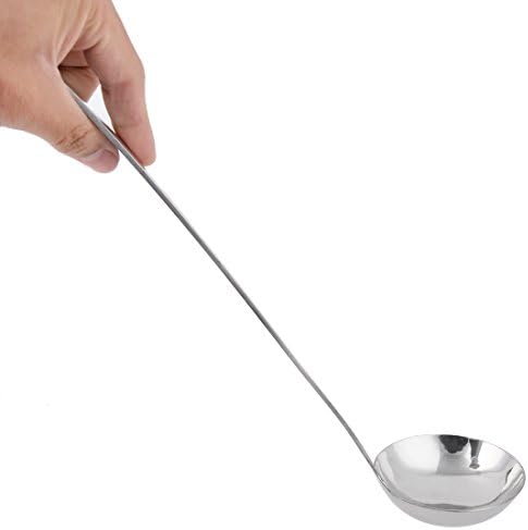 uxcell Canteen Dining Hall Long Handle Chef Cooking Utensil Soup Ladle 34cm - Image 3