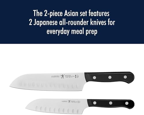 Henckels Solution 2-Pc Santoku Knife Set, Razor-Sharp, German Engineered - Image 3