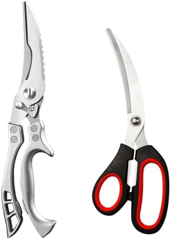 Heavy-Duty Stainless Steel Kitchen Poultry Scissors and BBQ scissors by Unknown