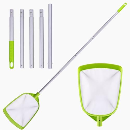 Sepetrel Pool Skimmer Net with Pole, Ultra-Fine Mesh, 72-Inch Total Length by Sepetrel
