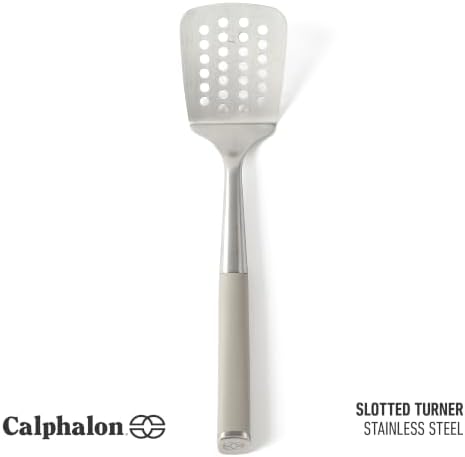 Calphalon Slotted Turner, Kitchen Flipping Spatula, Slotted Spatula, Stainless - Image 2