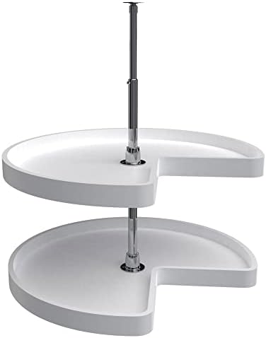 Rev-A-Shelf 28" Kidney Shaped Dual Tier Lazy Susan by Rev-A-Shelf