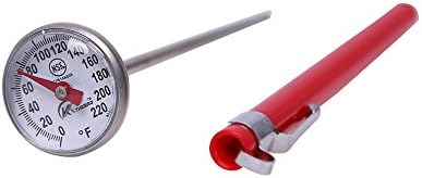 KT THERMO Instant Read 1-Inch Dial Thermometer, Chocolate Milk Foam by KTTHERMO