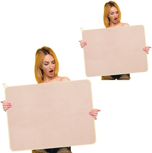 Hushee 2 Pcs Dish Drying Mats for Kitchen Counter, 30 x 24 Inch by Hushee