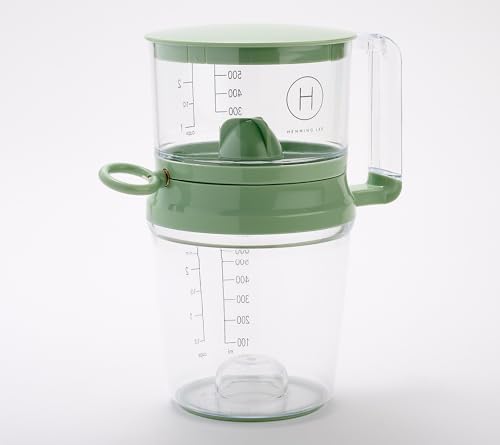 Henning Lee 3-Cup Rapid Pull Sifter w/Swing Lid & Measuring Cup by Henning+Lee