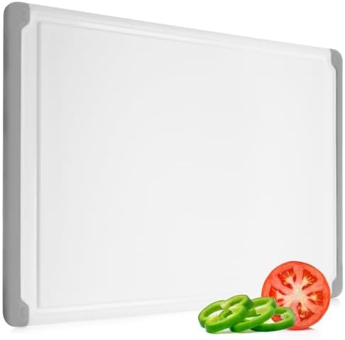 Large Plastic Cutting Board for Kitchen, 18-Inch Reversible Chopping Board - Image 3