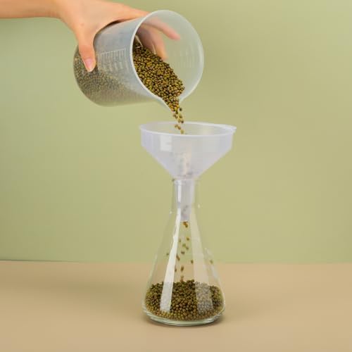 Honeydak 18 Pcs Plastic Funnels Wide Mouth Long Spout - Image 6
