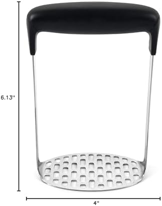 OXO Good Grips Stainless Steel Smooth Potato Masher - Image 6