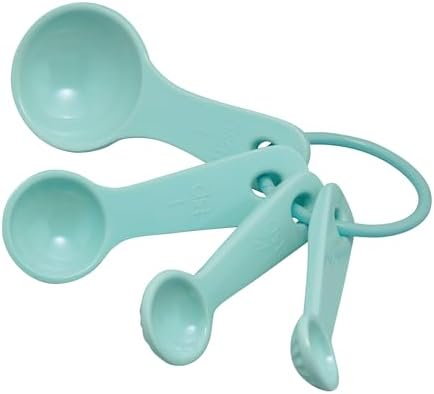 UP 4-Piece Latte Style Melamine Measuring Spoons Set, Professional Nesting by UPware