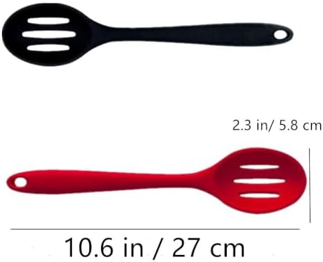 Kitchen Slotted Spoon, Non Scratch Cooking Spoons Set - Image 2