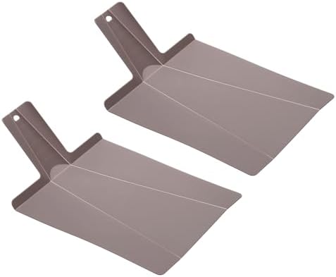 uxcell 2Pcs Foldable Cutting Board 15"x8.5" Plastic Folding Cutting Brown by uxcell