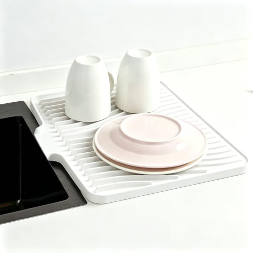 Silicone Dish Drying Mat for Kitchen Counter by LKYLIVE