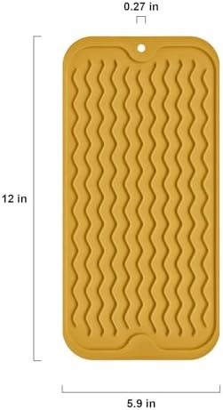 Silicone Dish Drying Mat, Non-Slip Easy Clean Sink Mat - Image 2