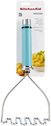 KitchenAid Gourmet Stainless Steel Wire Masher, 10.24-Inch, Aqua Sky - Image 6