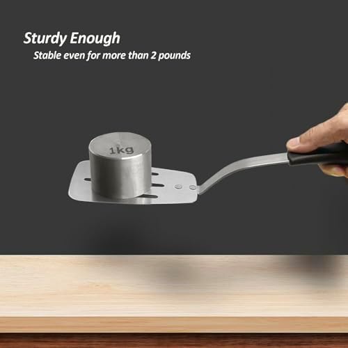 Stainless Steel Flexible Spatula, Thin Metal Turner, Small Slotted - Image 6