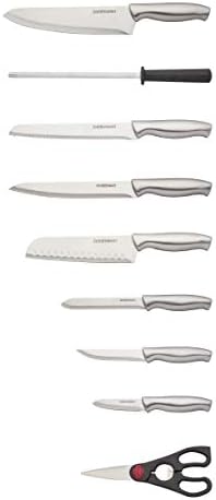 Farberware 15-Piece Kitchen Knife Block Set, Stainless Steel - Image 3