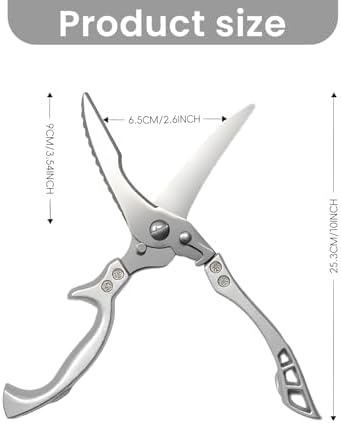 Upgrade Heavy Duty Stainless Steel Kitchen Scissors - Image 3