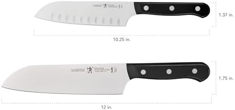 Henckels Solution 2-Pc Santoku Knife Set, Razor-Sharp, German Engineered - Image 2