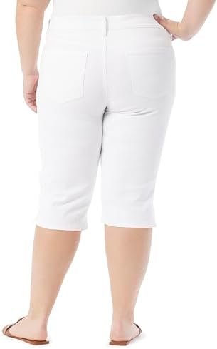 Gloria Vanderbilt Women's Amanda High Rise Skimmer Short Plus - Image 2