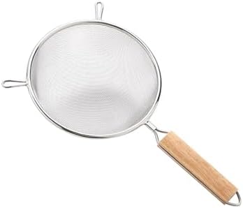 Strainer with Single Fine Mesh, 7-Inch Diameter, Stainless Steel by Unknown