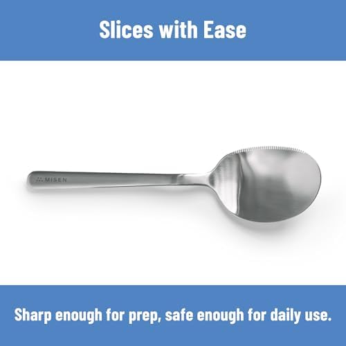 Misen Serrated Chef Spoon – Stainless Steel Multipurpose Cooking Spoon - Image 5