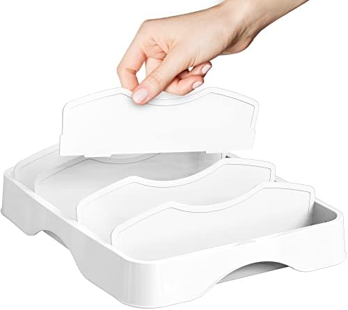 Simple Houseware Food Container Lid Storage 13" x 10" Adjustable Divider - Image 6