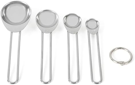 Martha Stewart Richburn 4-Piece Stainless Steel Measuring Spoons Set – Durable - Image 5