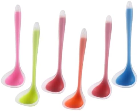 Mini Silicone Ladle, Small Gravy Ladle, 1 ounce, 8.2 In, 6 Pack by YokuMade