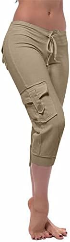 Cargo Capris for Women Casual Summer 2026 Plus Size Capri Pants Lightweight - Image 2