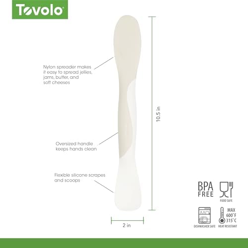 Tovolo Scoop and Spread Large Dual End Silicone Sandwich Spreader Tool - Image 6