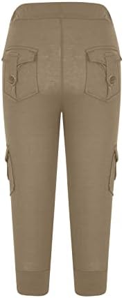 Cargo Capris for Women Casual Summer 2026 Plus Size Capri Pants Lightweight - Image 3