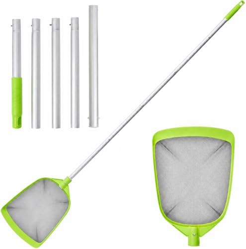 Sepetrel Pool Skimmer Net with Pole, Standard Mesh, 72-Inch Total Length by Sepetrel