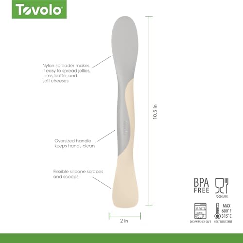 Tovolo Scoop and Spread Large Dual End Silicone Sandwich Spreader Tool - Image 6