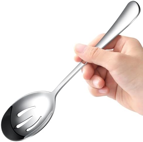 Serving Spoons 8.7 Inches Slotted Serving Spoon Large Cutlery - Image 6