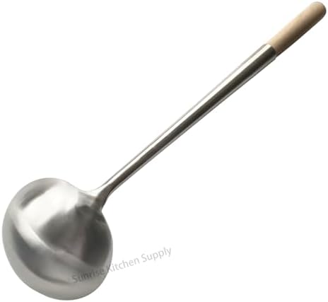 Sunrise Kitchen Supply Commercial Grade Wok Ladle 18.25" - Image 4