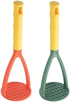 2pcs Potato Masher Manual Masher Kitchen Masher Non-Scratch Nonstick Potato by Setaria+Viridis